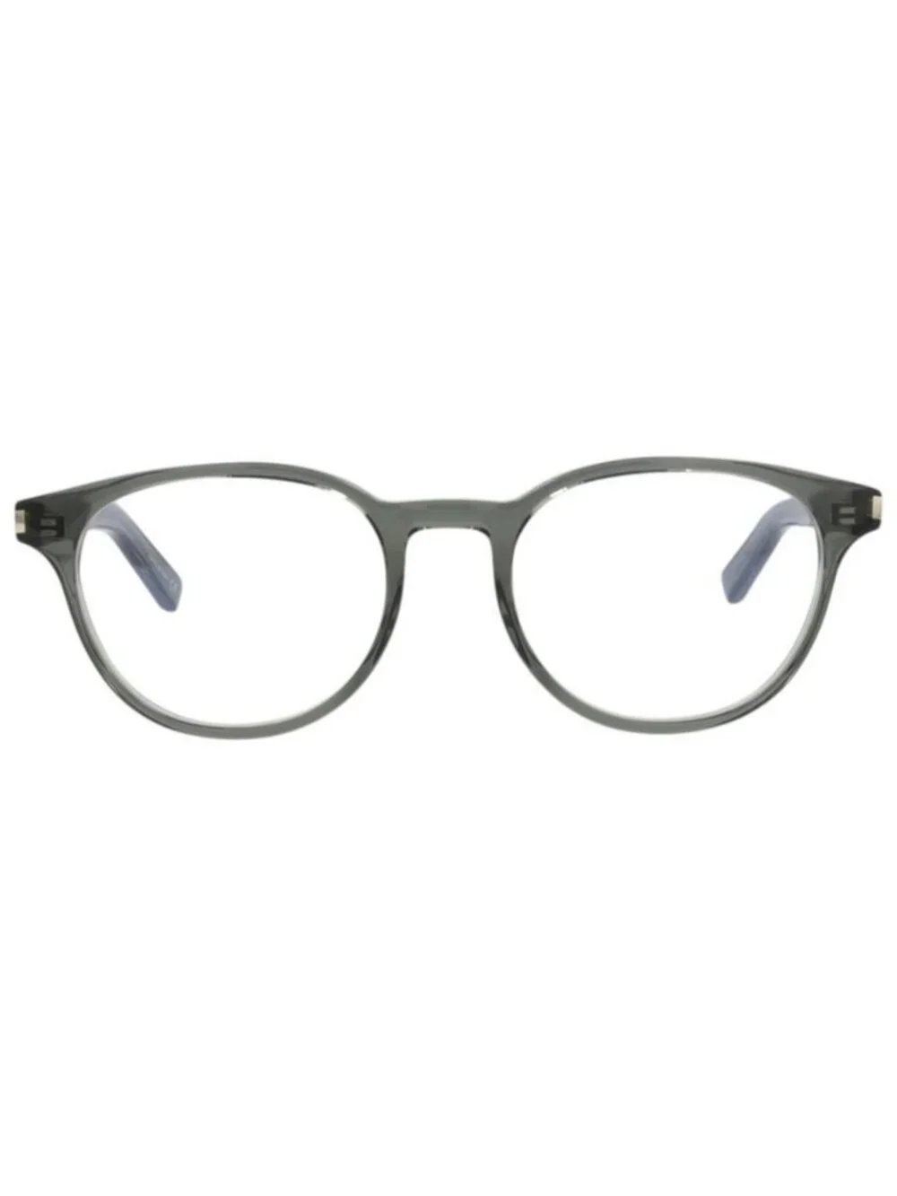 New Saint Laurent Unisex Round/Oval Green Green Transparent Fashion Designer Eye
